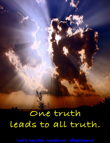 truth poem sunset